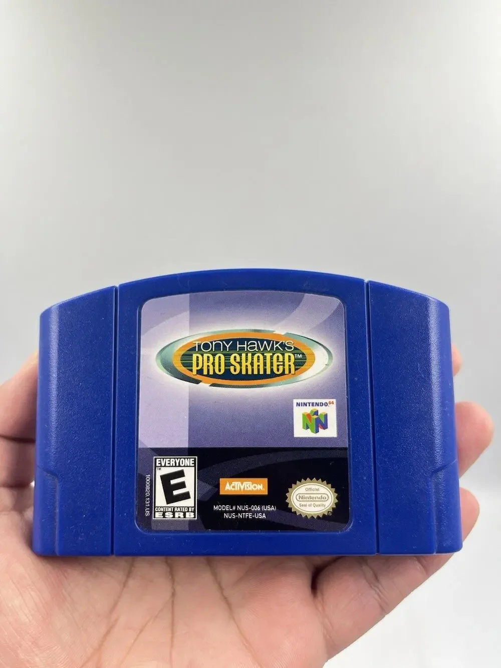 Tony Hawk’s Pro Skater Nintendo 64 N64 Authentic Tested Working